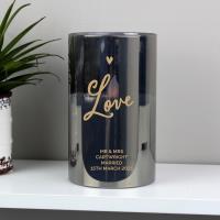 Personalised Love Smoked Glass LED Candle Extra Image 1 Preview